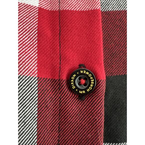 Dixxon Flannel Co Womens Shirt Medium Form & Function Red Plaid Mr. Horsepower - Picture 8 of 12